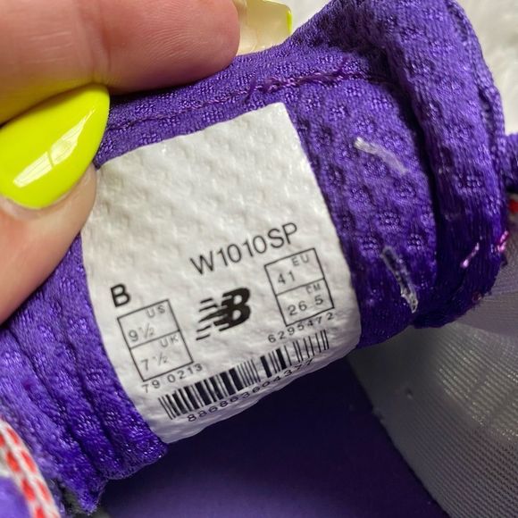 New Balance Minimus Sneakers Vibram Soles Green Purple Gray Size 9.5 - Picture 12 of 13